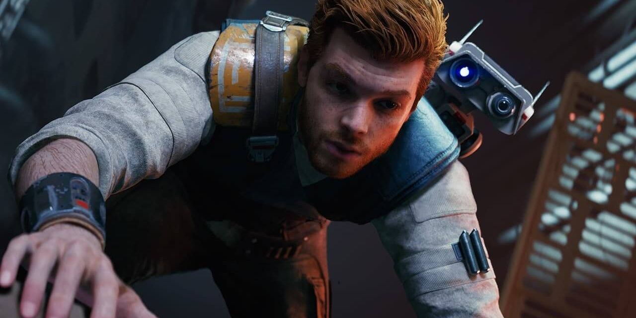 Cal climbing in Jedi Survivor