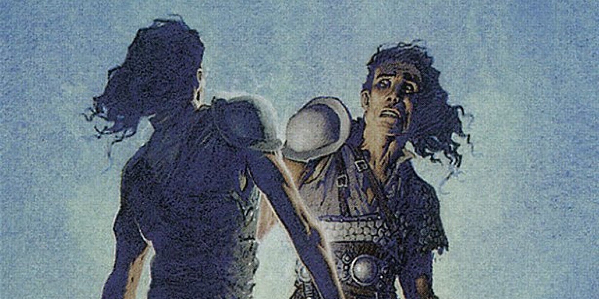MTG A man looking at a clone of himself