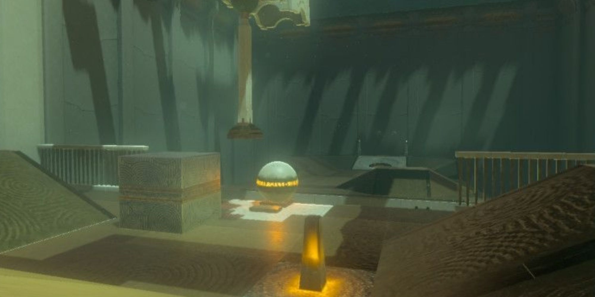 The legend of Zelda tears of the kingdom design of the first room of the Kamatukis Shrine