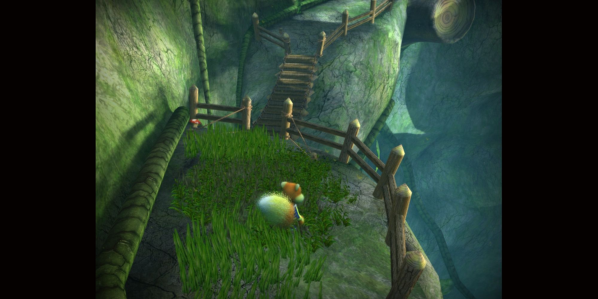 Conker in the first area of the game in Conker Live and Reloaded.