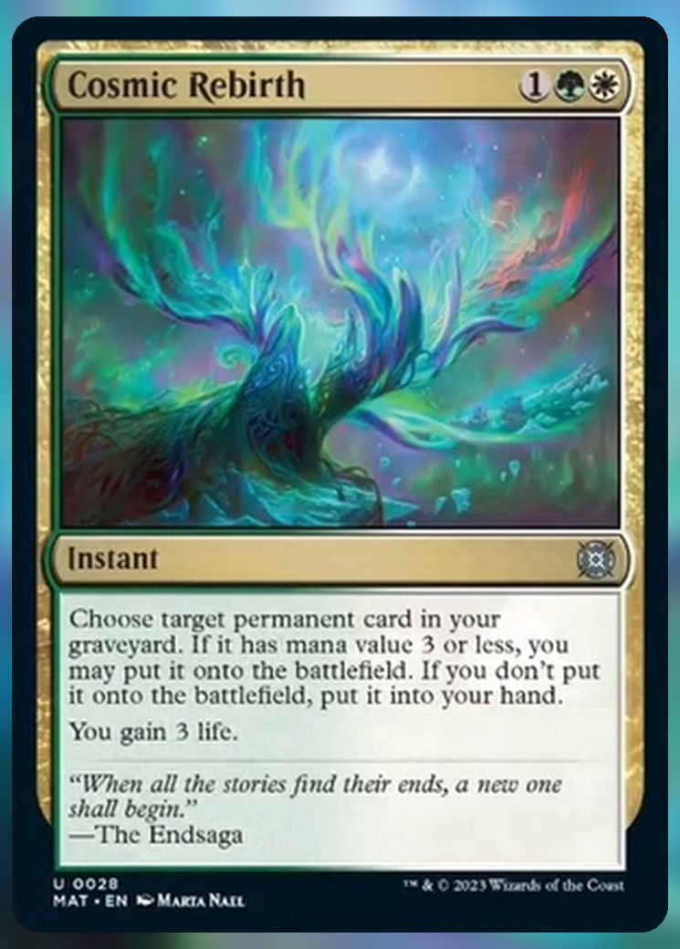 Cosmic Rebirth