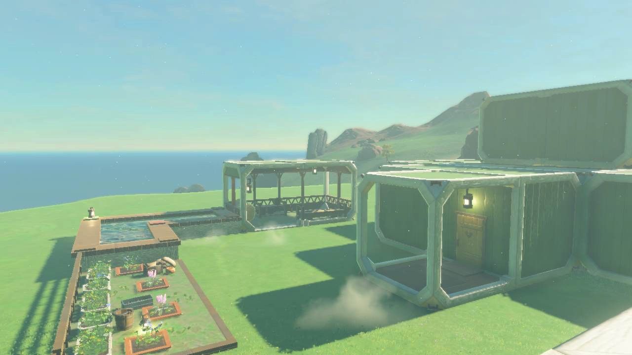 Customized Link's house in The Legend of Zelda Tears of the Kingdom