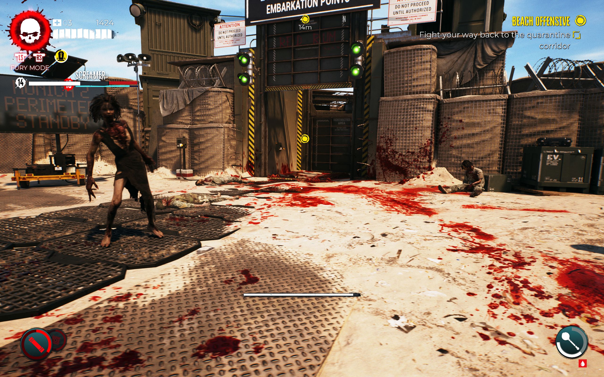 Dead Island 2: Head Through The Quarantine Corridor