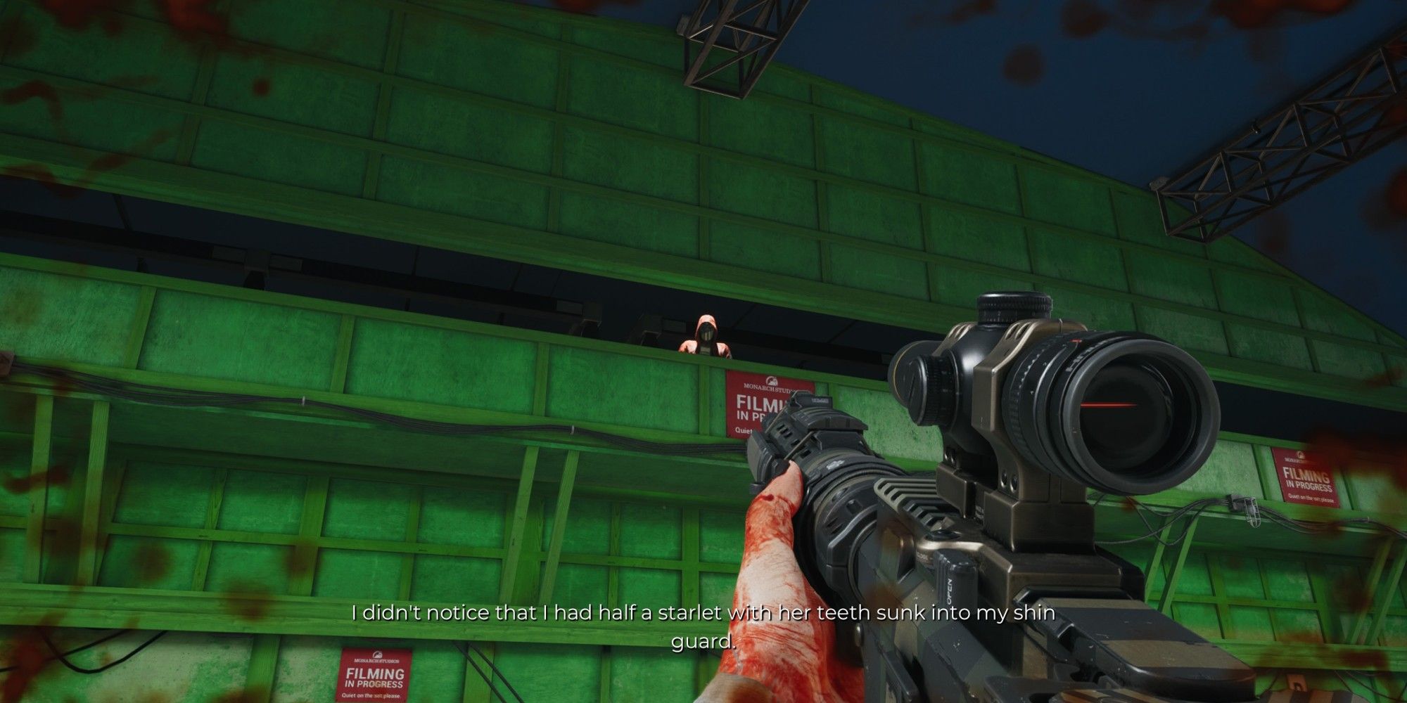 Dead Island NPC on a balcony