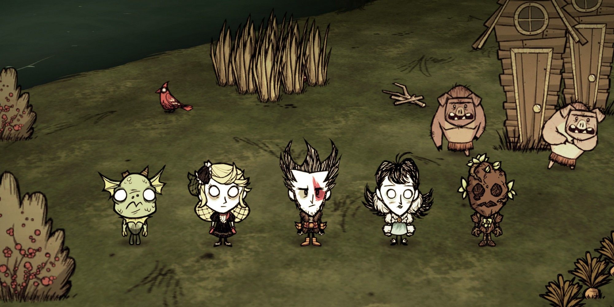 don't starve together guide characters in the 2019 starter pack outfits