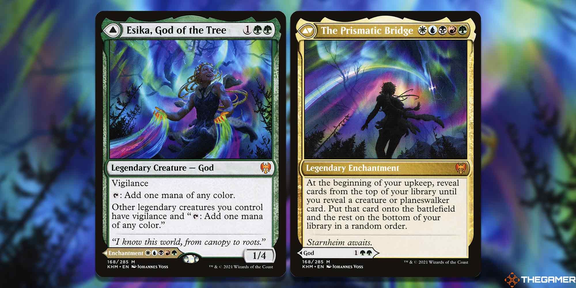 Esika, God of the tree card and artwork in Magic: The Gathering.