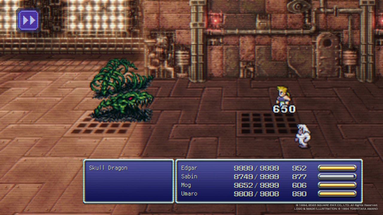 Final Fantasy 6 Pixel Remaster Skull Dragon