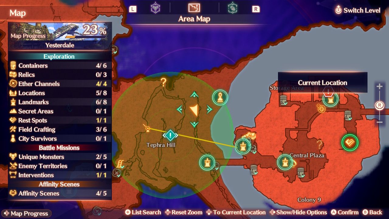 The location of a Dance Apple for the Georgie's Ask quest in Xenoblade Chronicles 3: Future Redeemed.