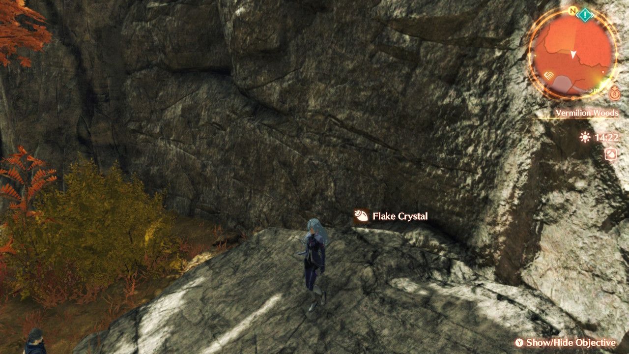 A collects a Flake Crystal in Xenoblade Chronicles 3: Future Redeemed.