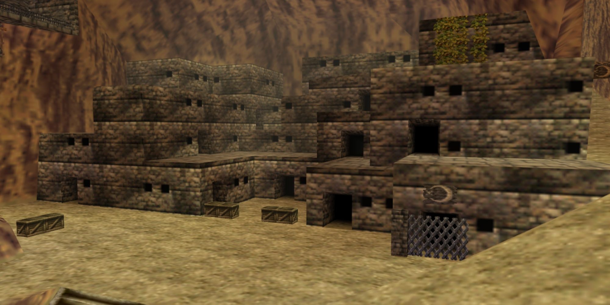 Gerudo Fortress in Gerudo Valley from Ocarina Of Time