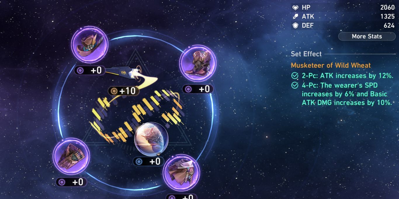 Honkai Star Rail Hook Relics Screen