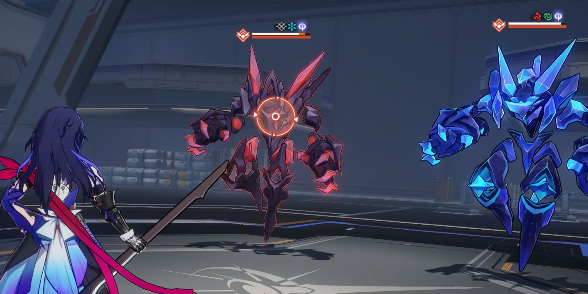 Honkai Star Rail Seele With Fire And Ice Enemeies