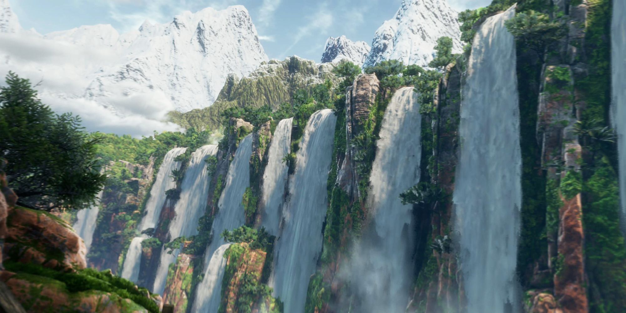 Horizon: Call Of The Mountain Waterfall Screenshot