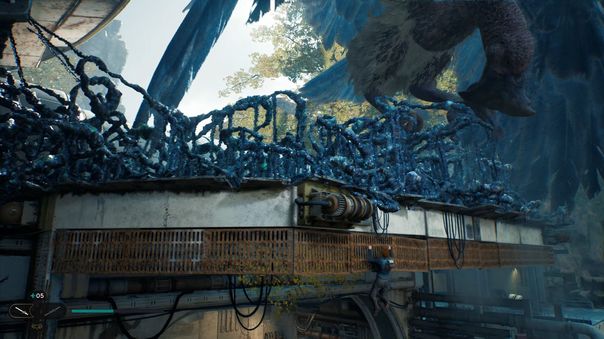 Jedi Survivor, Reach The Forest Array, Crawling across the grating