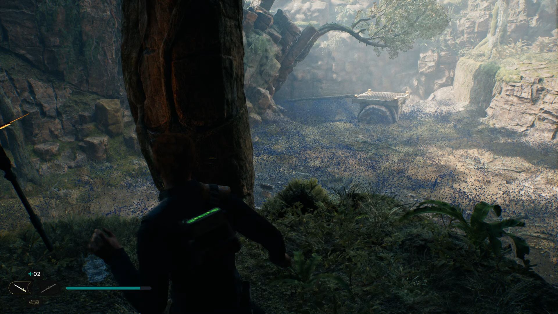 Jedi Survivor, Reach The Forest Array, The killest blue things in the forest