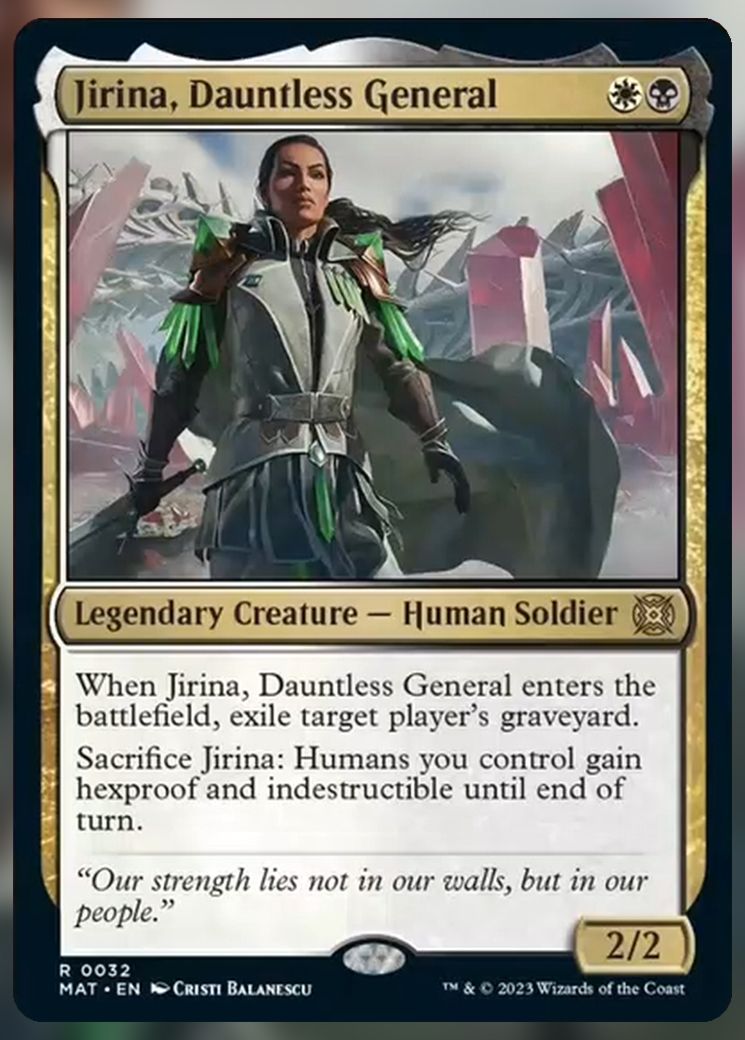 Jirina, Dauntless General