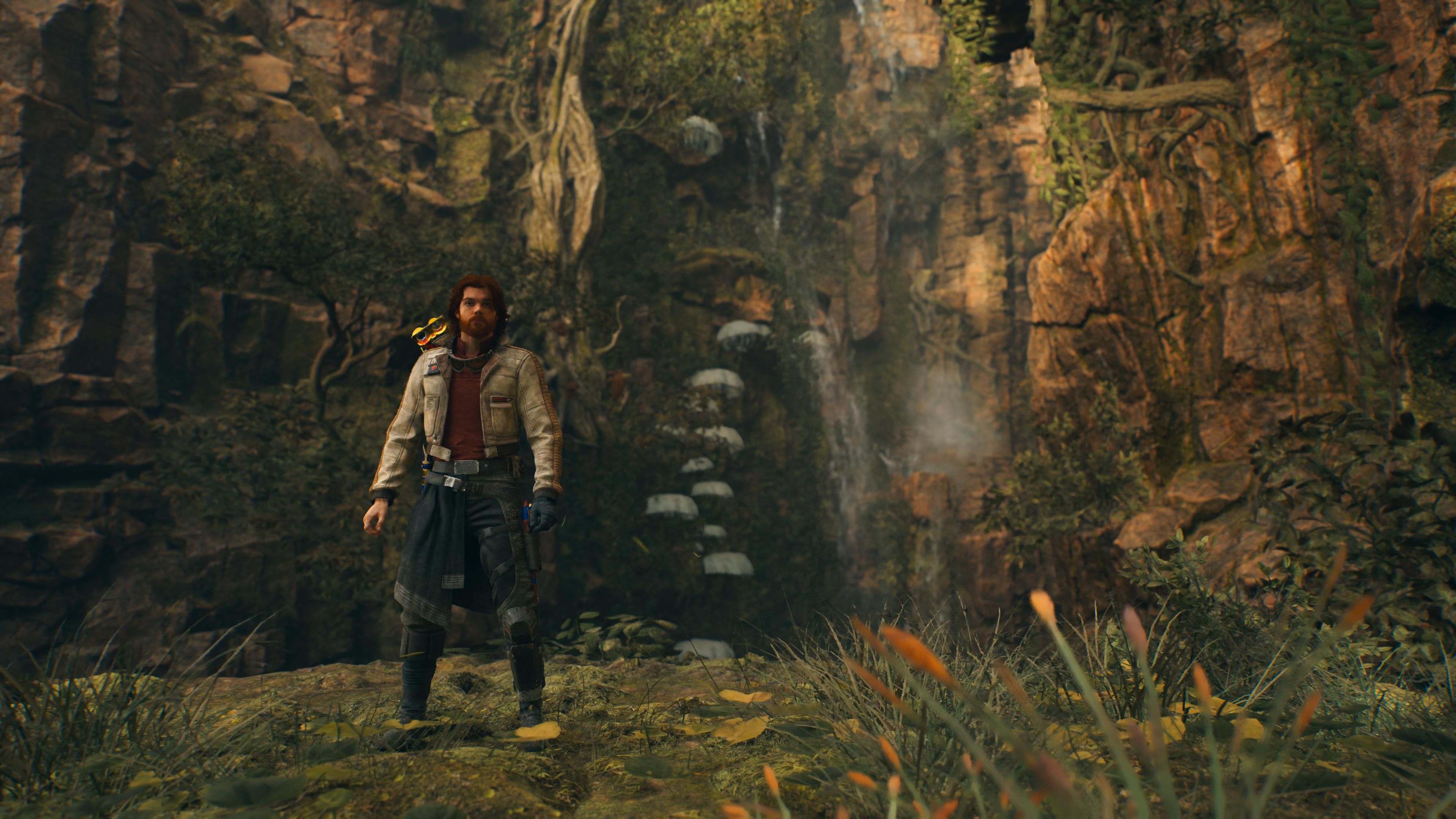 Cal in the Basalt Rift in Jedi Survivor