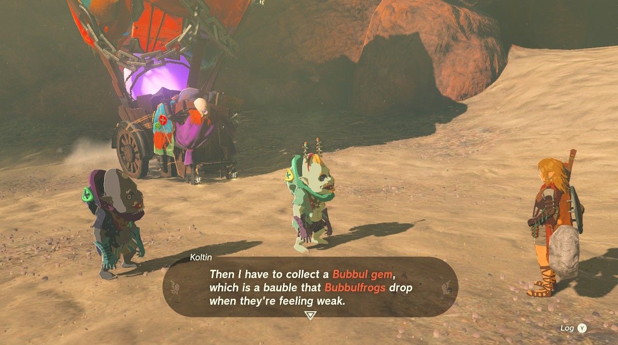 kilton and koltin telling link about bubbulfrogs and bubbul gems in tears of the kingdom