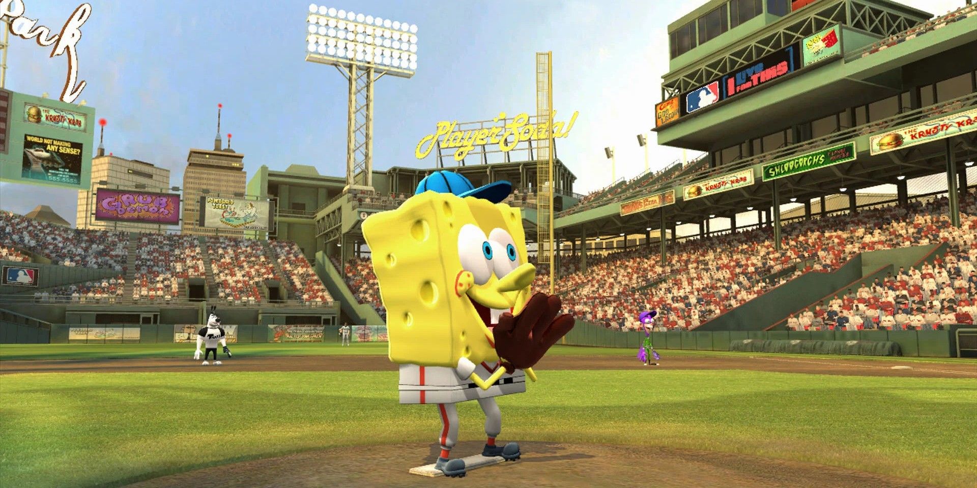 SpongeBob up to pitch in Nicktoons MLB