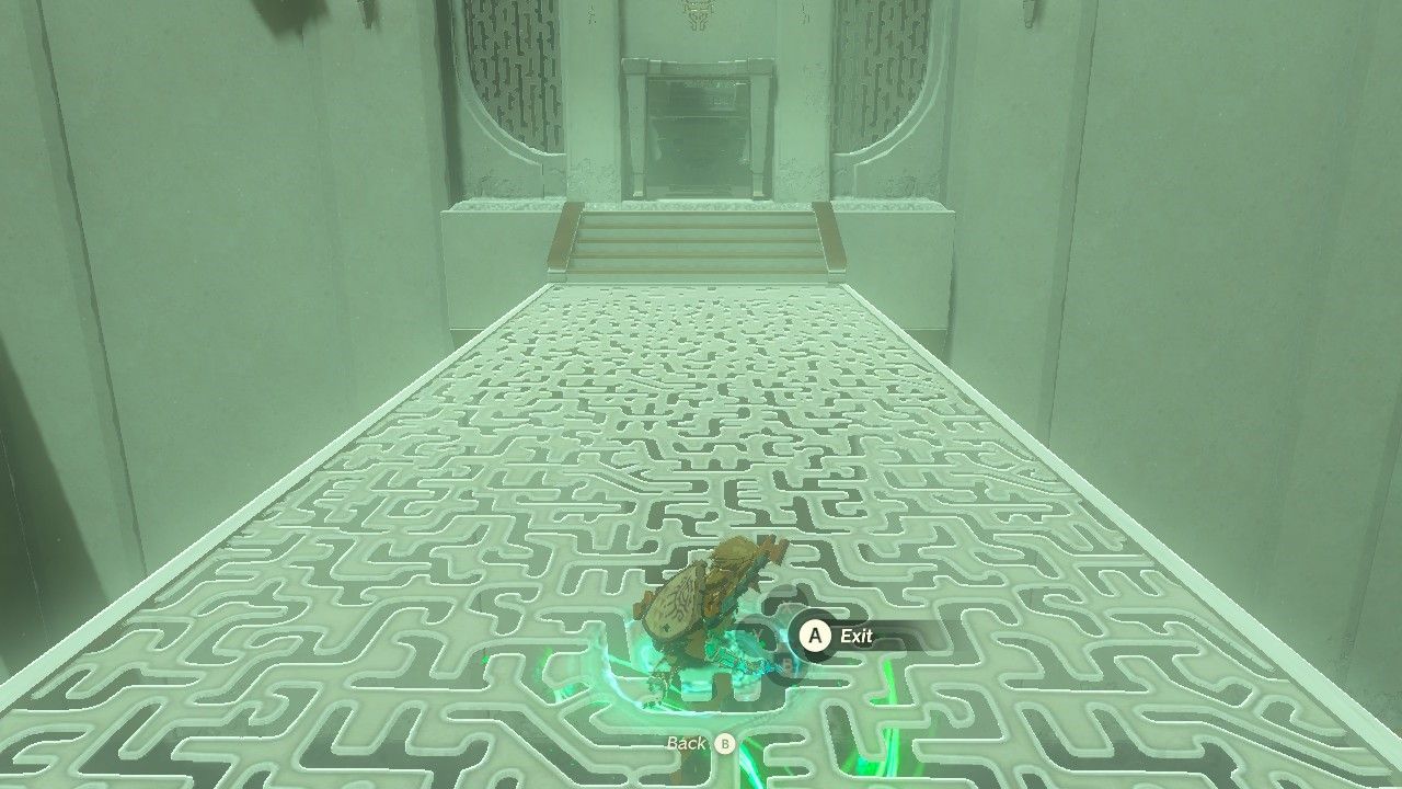 Link emerging from the bottom of the bridge in in The Legend of Zelda Tears of the Kingdom