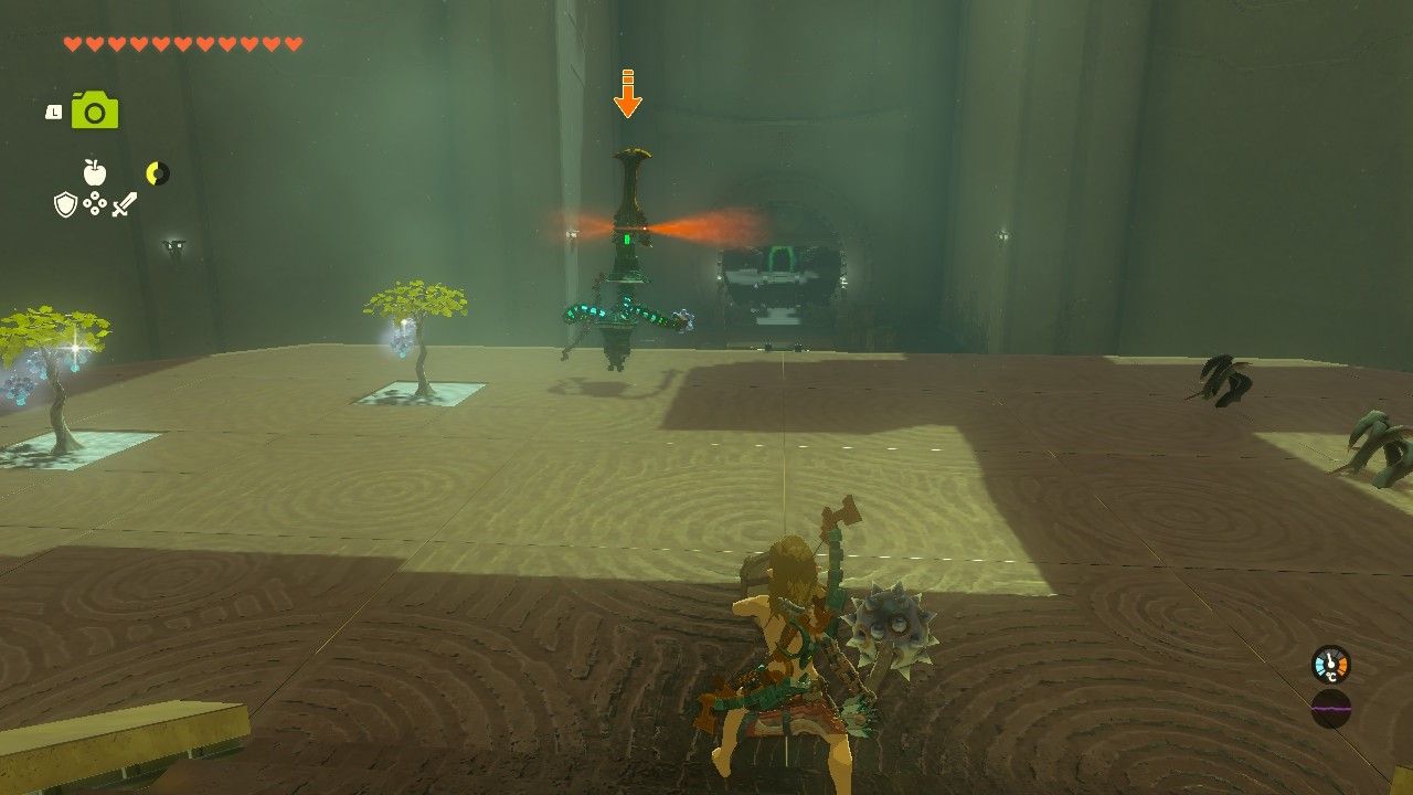 Link fighting a Captain Construct II in The Legend of Zelda Tears of the Kingdom