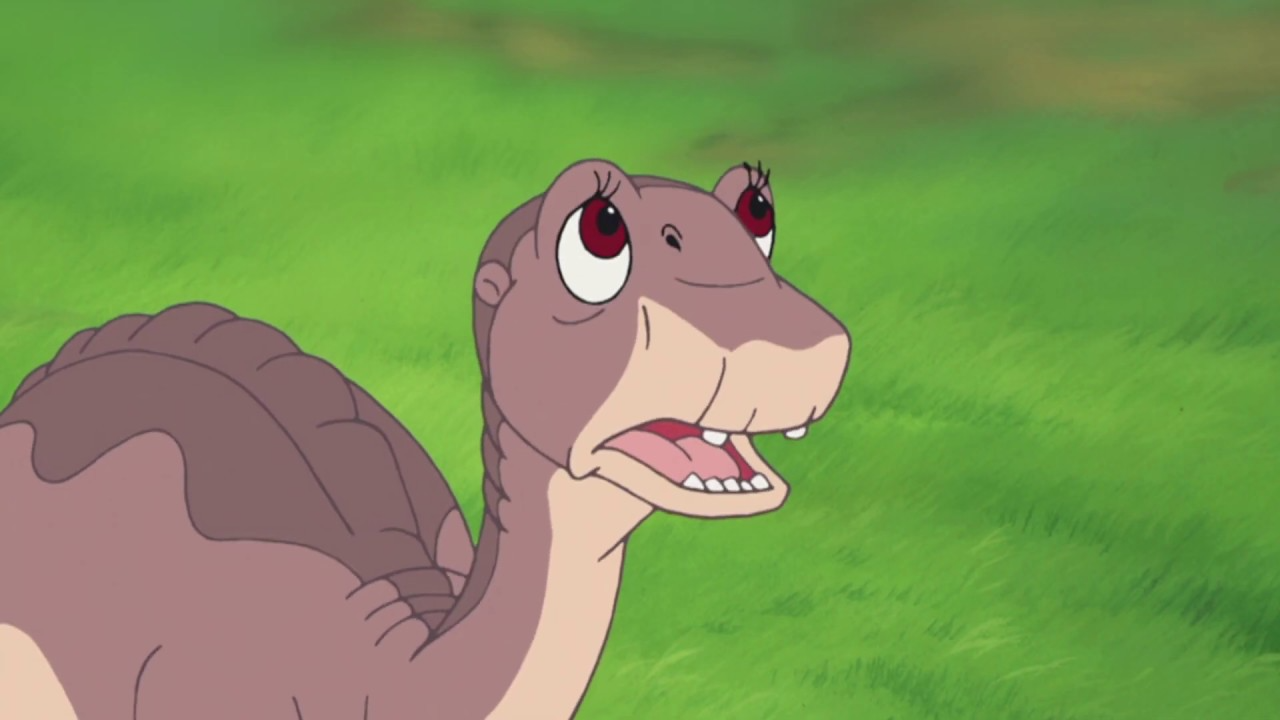 Littlefoot from the Land Before Time.