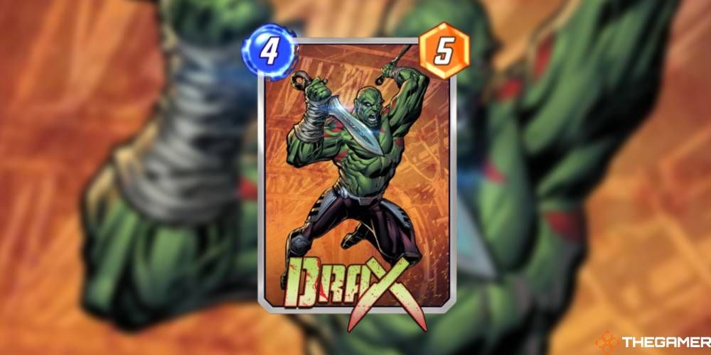Marvel Snap Guardians of the Galaxy Cards Drax standard variant