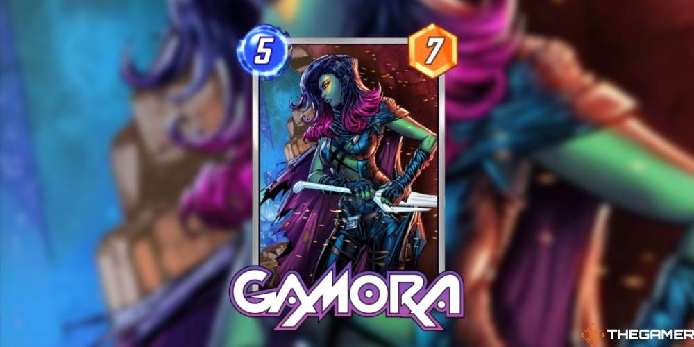 Marvel Snap Guardians of the Galaxy Cards Gamora standard variant