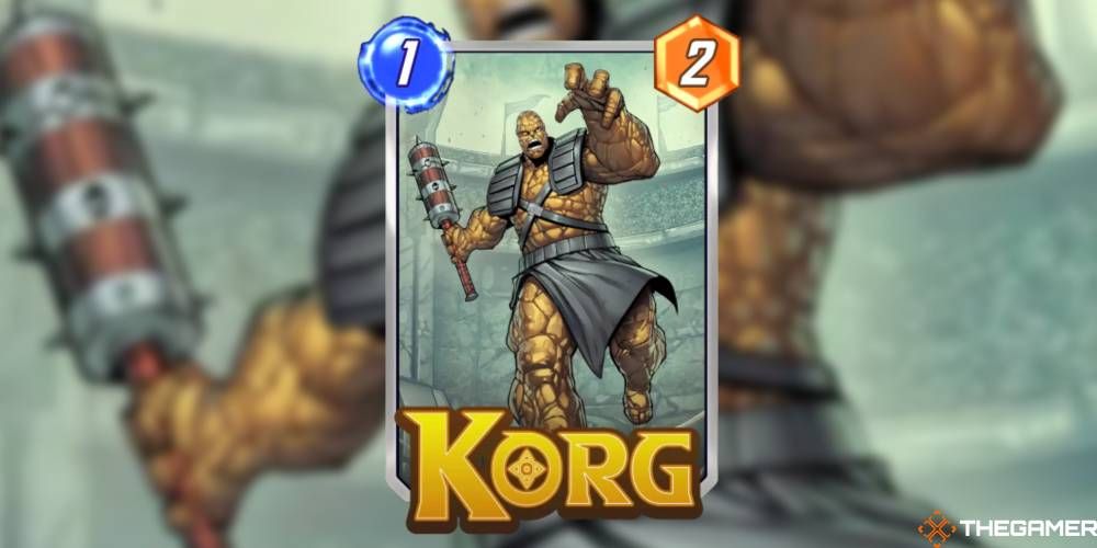 Marvel Snap Iron Lad Deck Korg standard variant