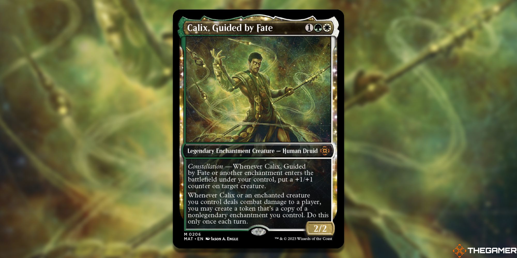 Image of the Calix, Guided by Fate card in Magic: The Gathering, with art by Jason A. Engle