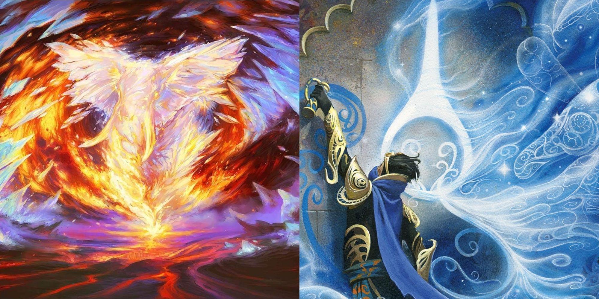 Indomitable Creativity and Magma Opus card artwork