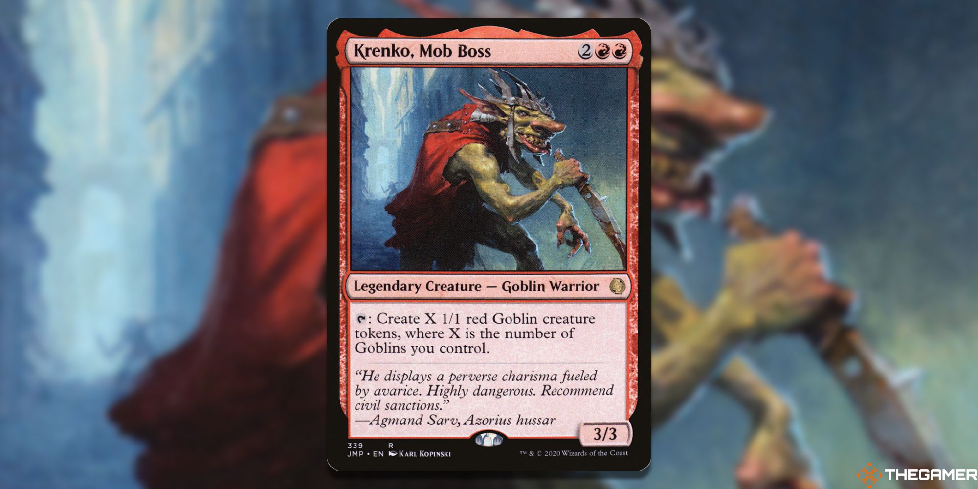 MTG Krenko, Mob Boss by Karl Kopinski