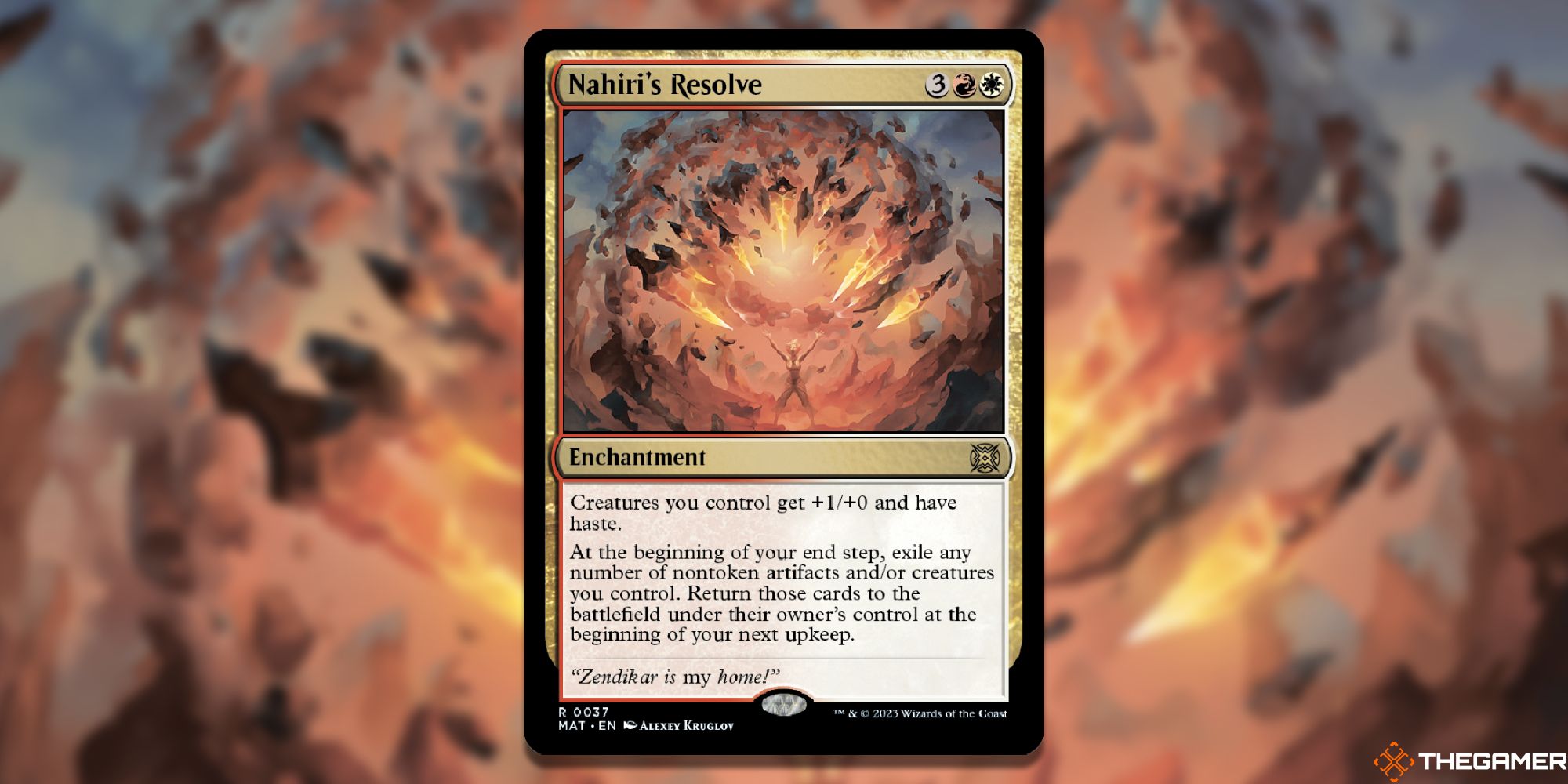 MTG: Nahiri's Resolve card