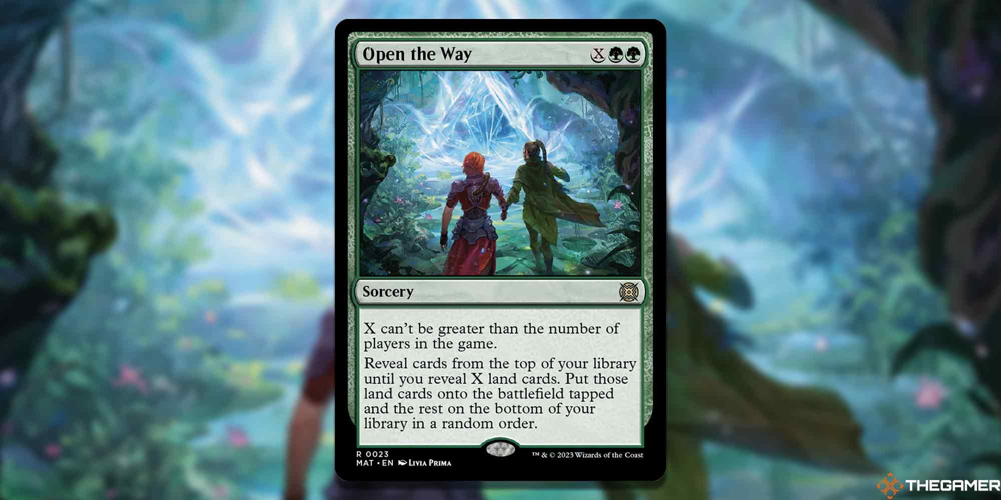 Open The Way card and artwork in Magic: The Gathering.