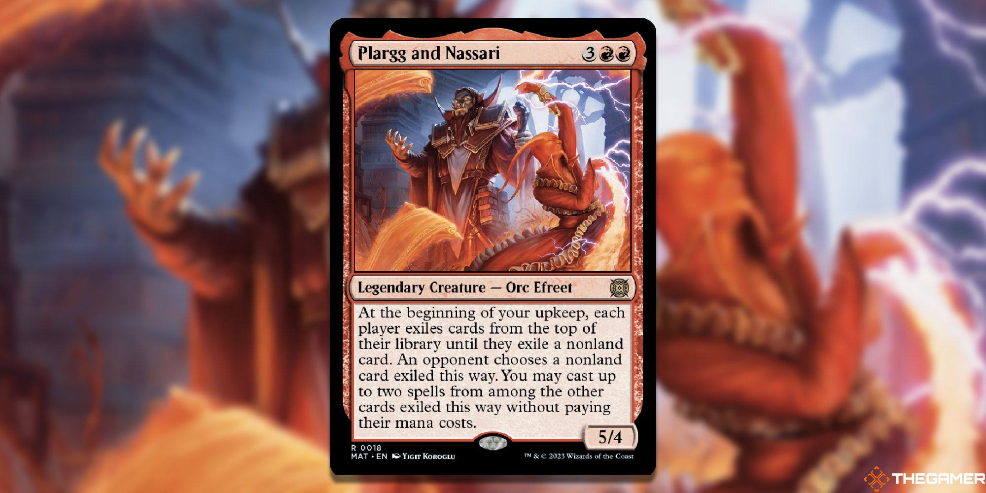 MTG: Plargg and Nassari card