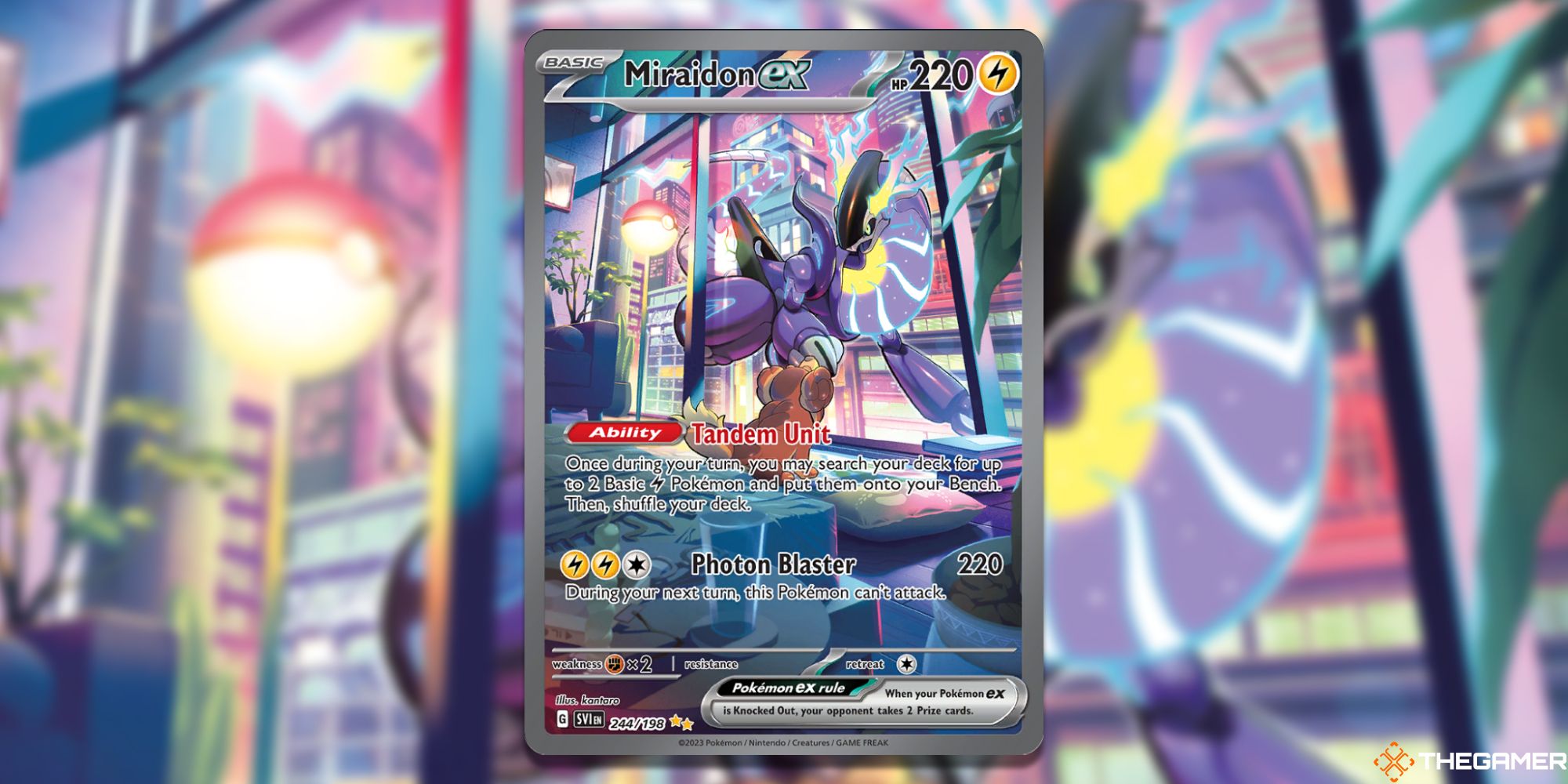 Pokemon TCG Miraidon ex Card