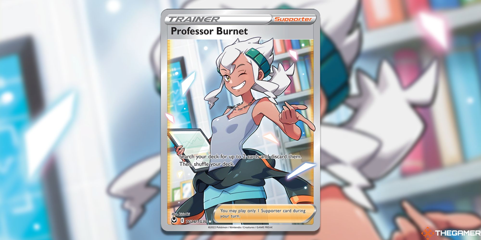 Pokemon TCG Professor Burnet