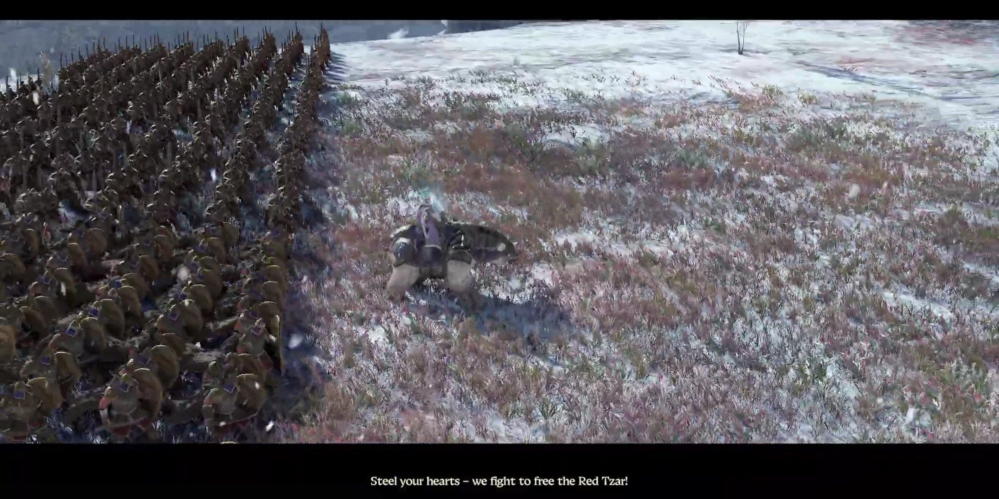 Total War: Warhammer 3 - Katarina Leading Her Warriors To The Frozen Falls