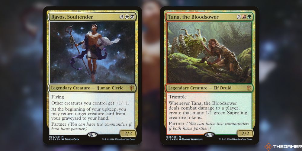 Ravos, Soultender and Tana, the Bloodsower from MTG