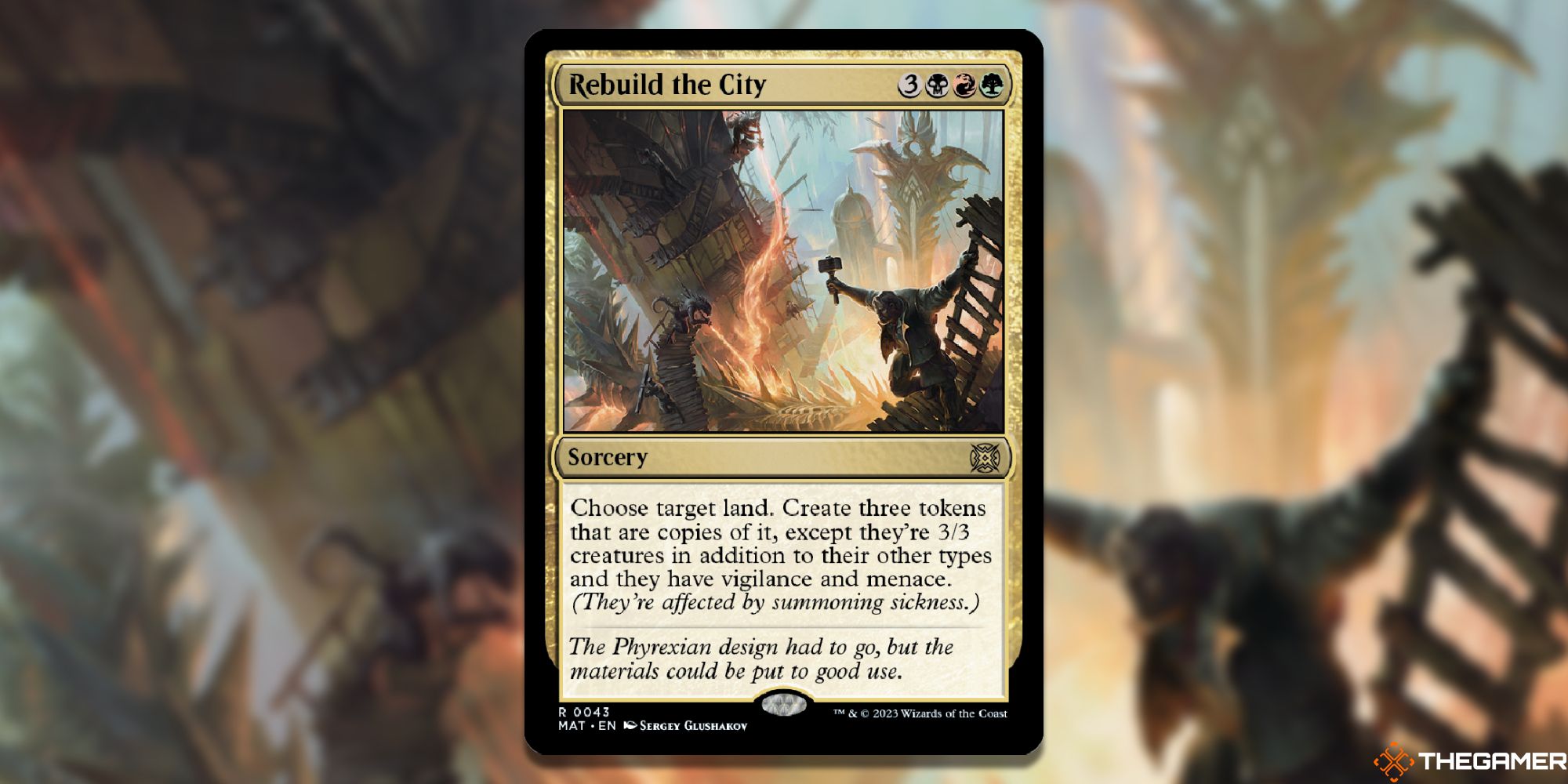 MTG: Rebuild the City card