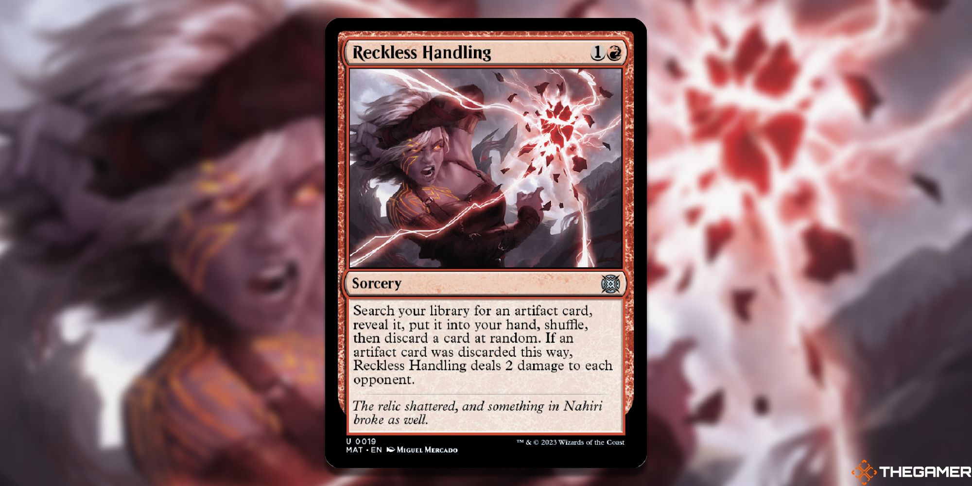MTG: Reckless Handling card