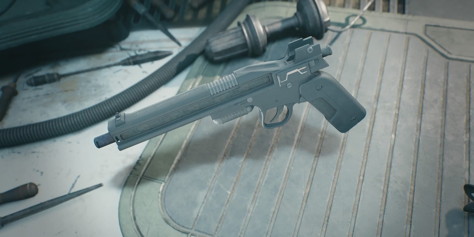 The Showdown Barrel is placed on Cal's blaster in Star Wars Jedi: Survivor.