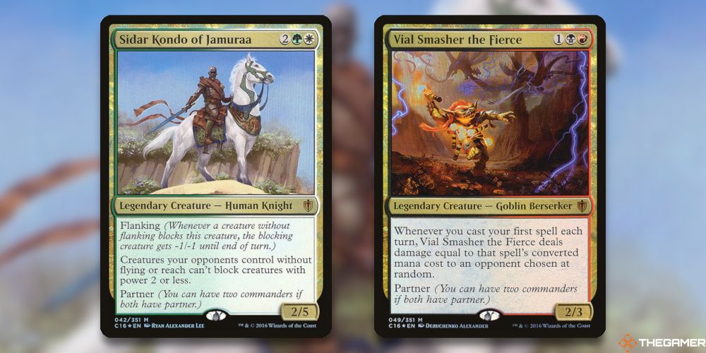 Sidar Kondo of Jamuraa and Vial Smasher the Fierce from MTG