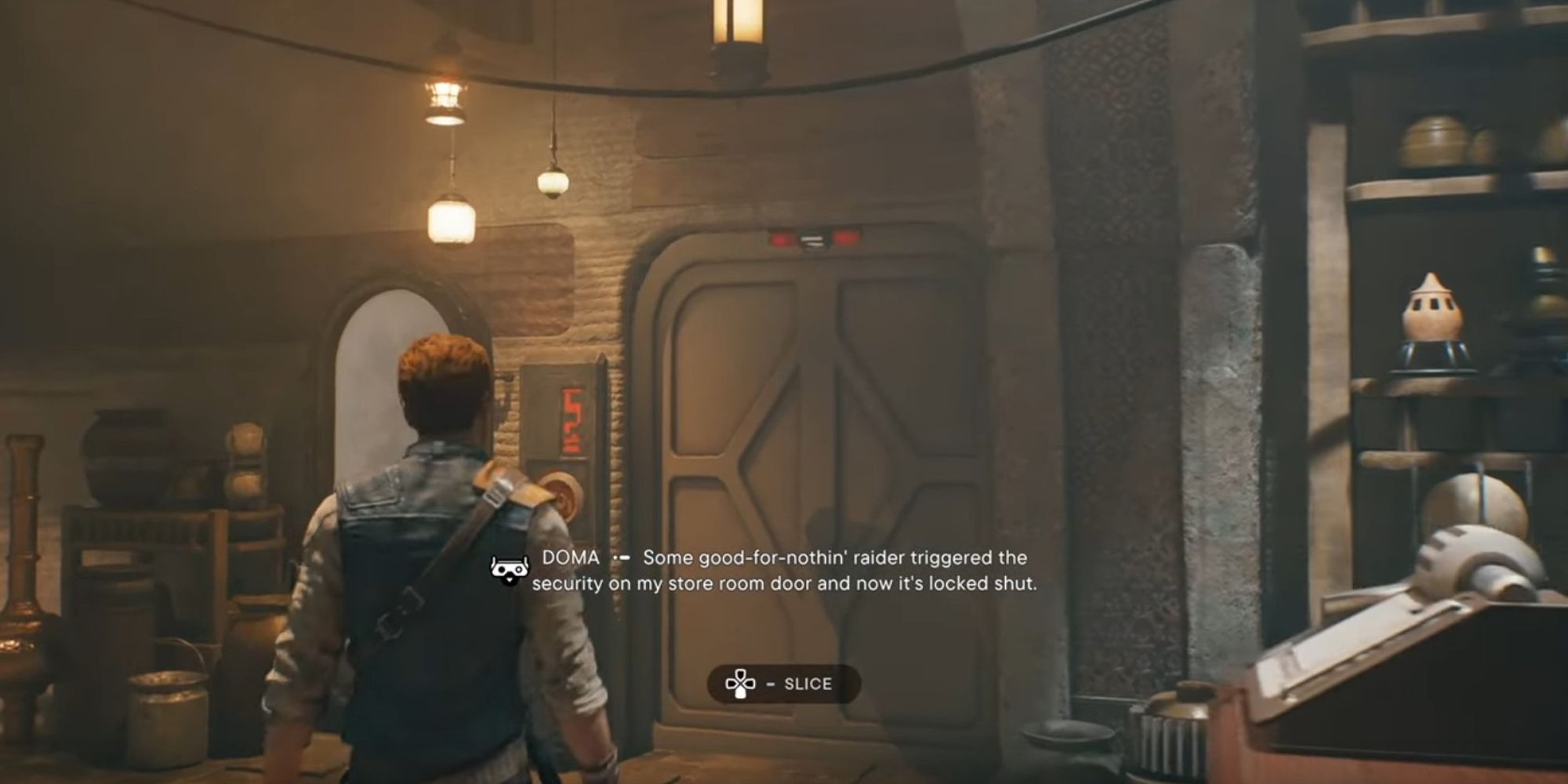 Star Wars Jedi: Survivor Hidden Door At Doma's Shop