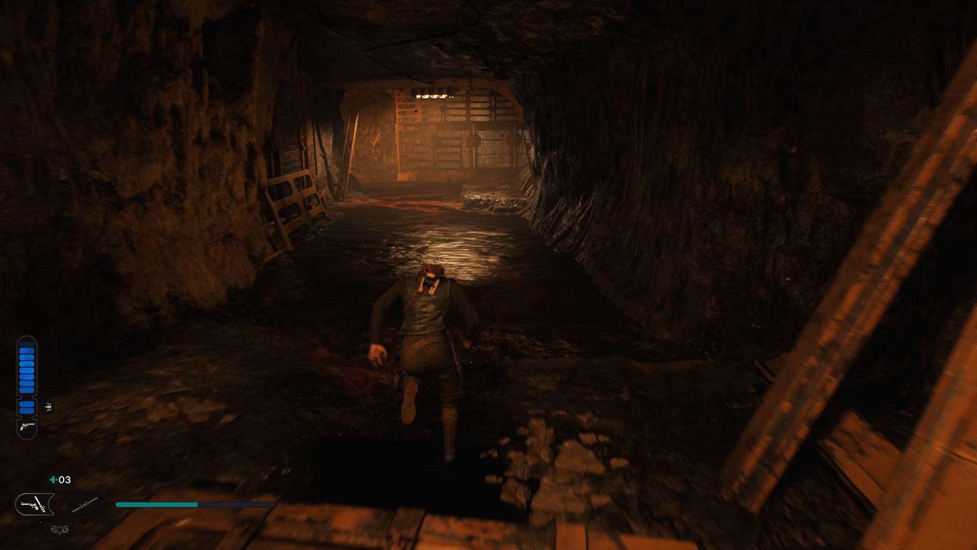 Star Wars Jedi Survivor, The tunnel under Wini's island