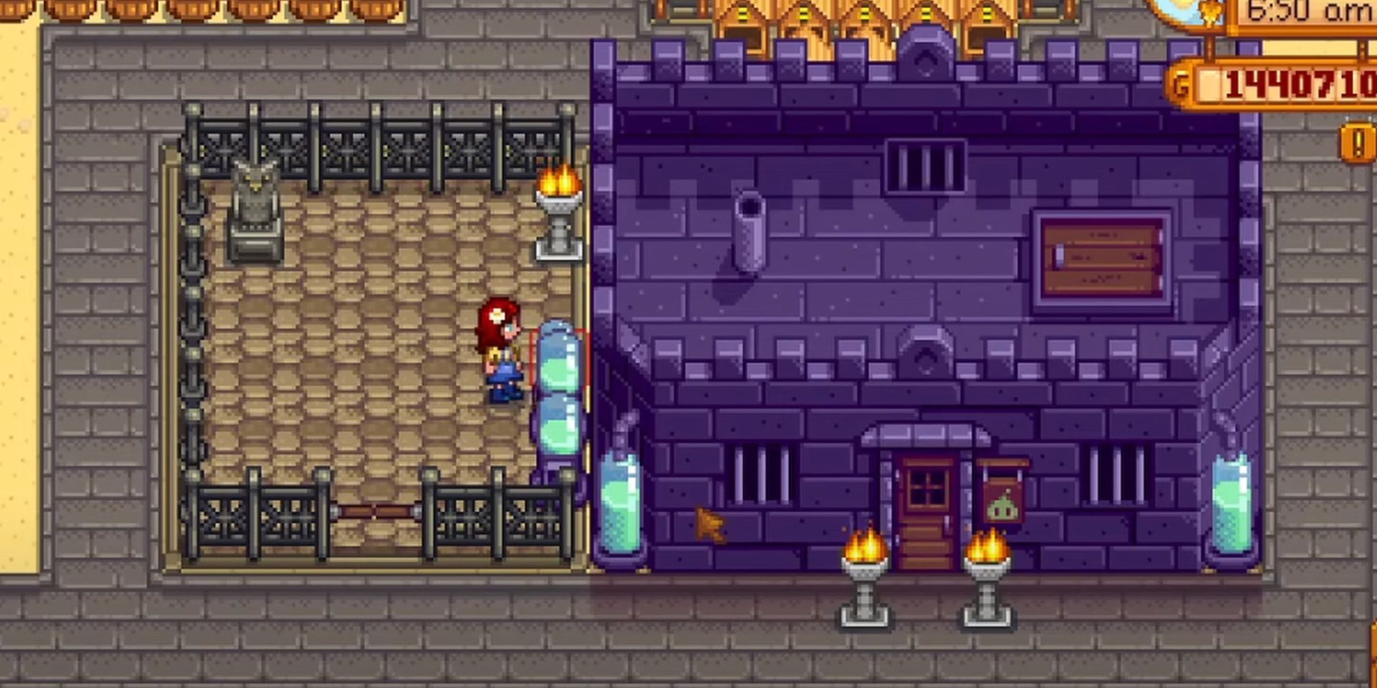 Stardew Valley outside view of a slime hutch