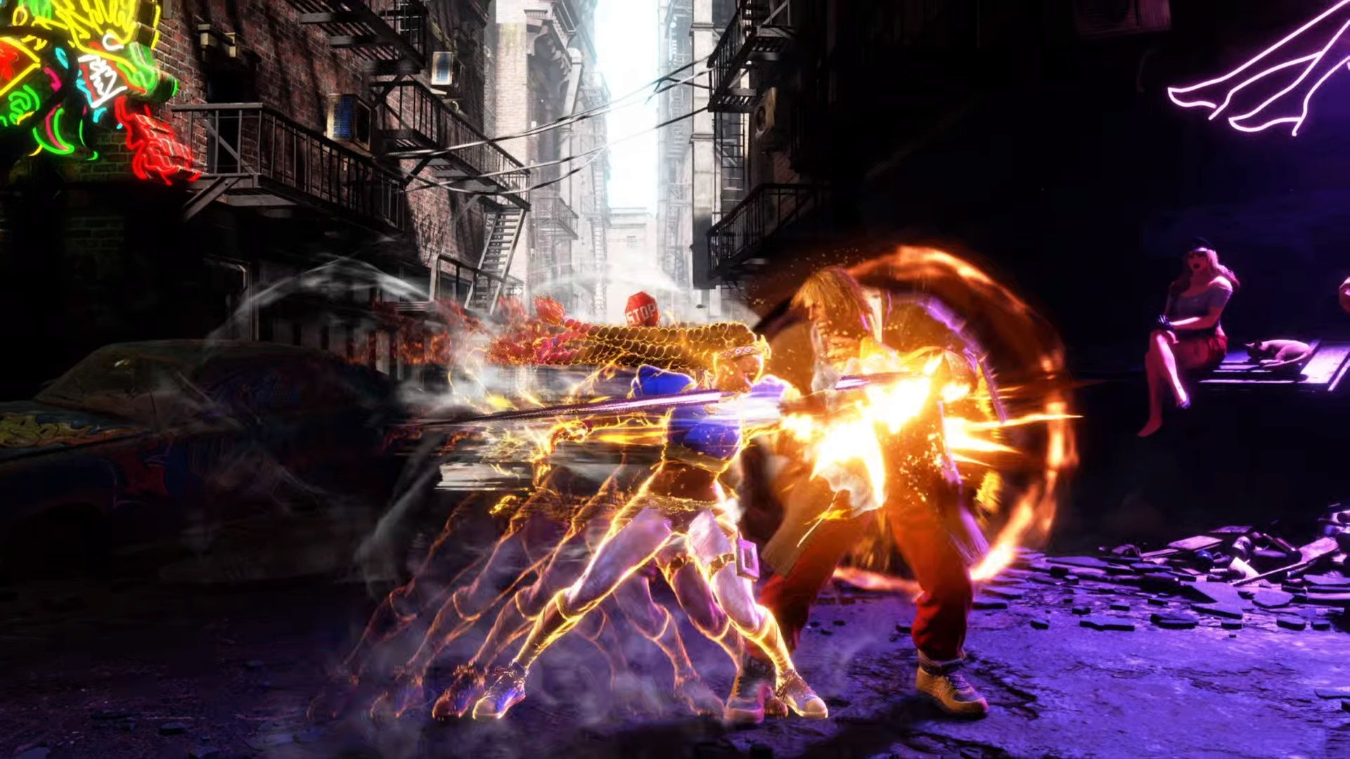 Street Fighter 6, Kimberly Guide, Kimberly using the OD version of her Vagabond Edge attack