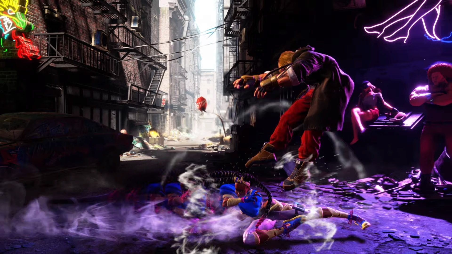 Street Fighter 6, Kimberly Guide, Kimberly using the slide ender for her Sprint attack