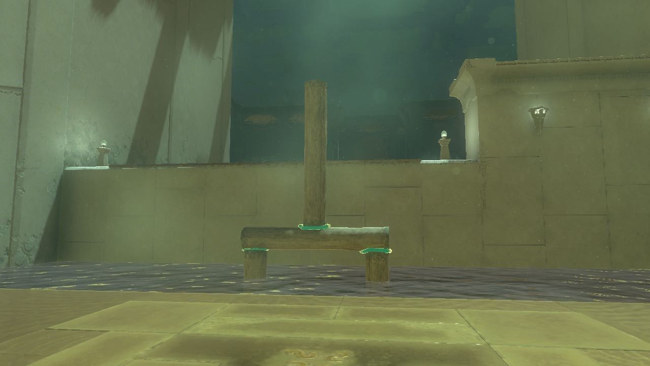 Structure made of logs in The Legend of Zelda Tears of the Kingdom