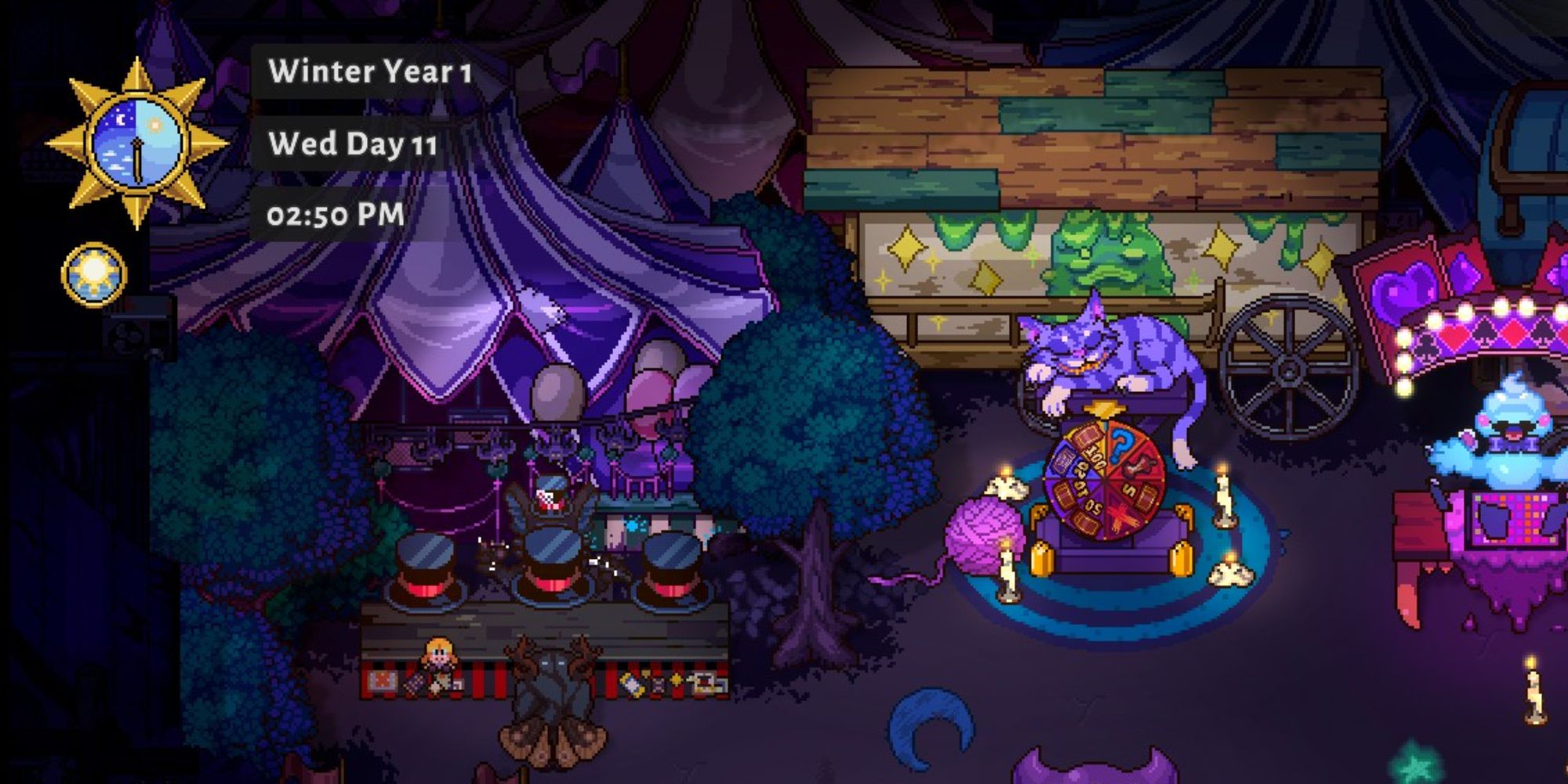 sun haven hat memory game in carnival